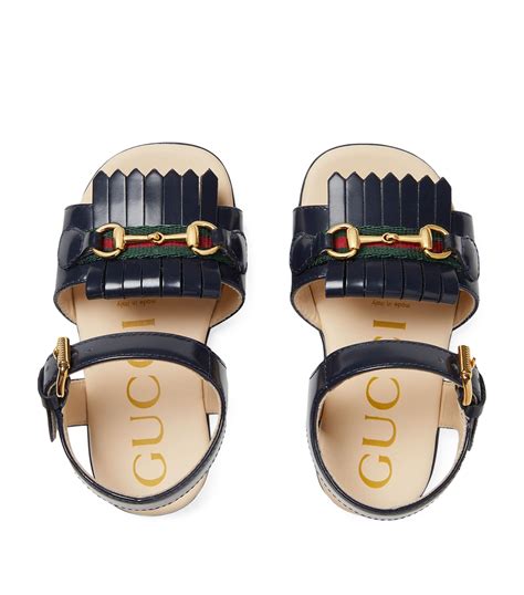 baby gucci sandals|brand new kids Gucci sandals.